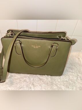 Kate Spade dark green purse